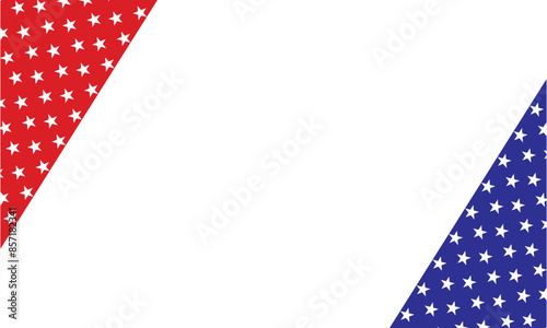 The United States of America frame with white background. template. Vector illustration. EPS 10