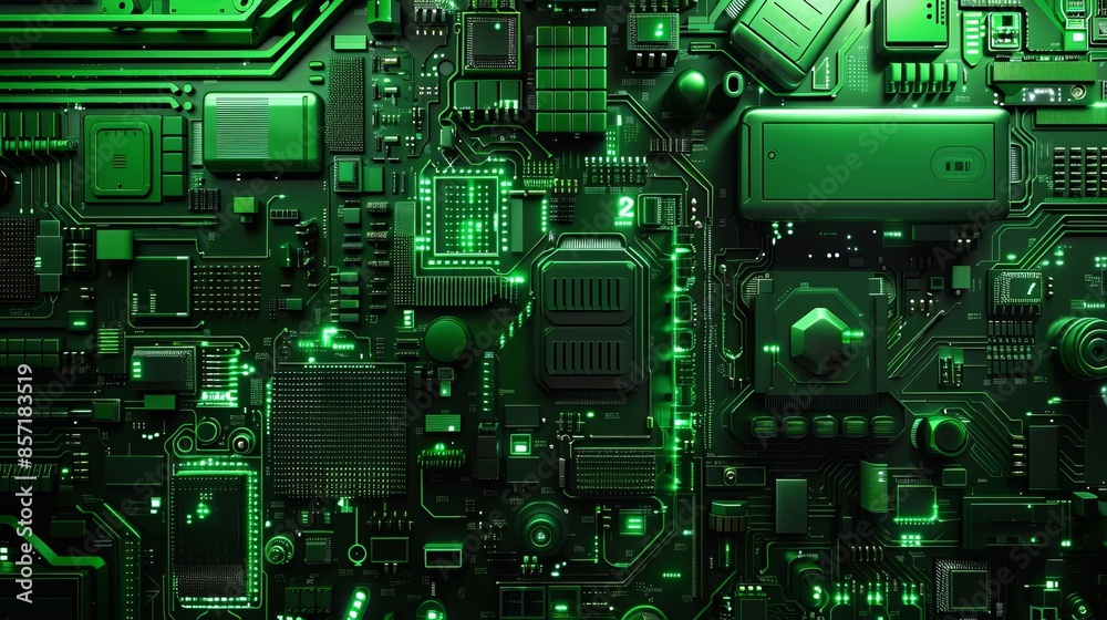 a green AI tech pattern. a green AI tech pattern.