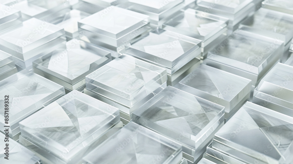 Abstract Glass Cubes Pattern. Abstract Glass Cubes Pattern.