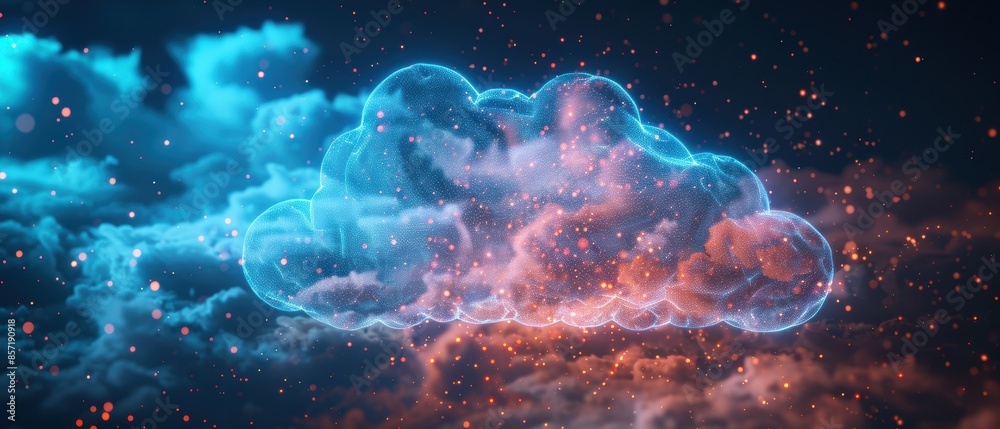 A digital cloud network with encryption overlays
