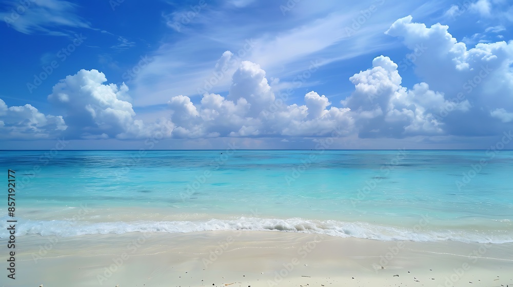 Fototapeta premium Thunderous Summer Skies: An Anime-Inspired Illustration with Clouds