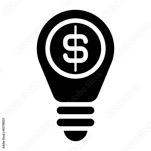 earn dollar money ability glyph icon
