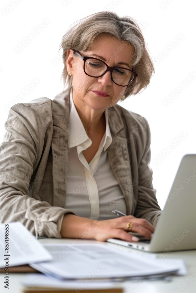 A person typing on their computer at a desk A person typing on their computer at a desk
