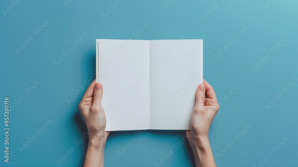 A person holds an open book, likely reading or studying A person holds an open book, likely reading or studying