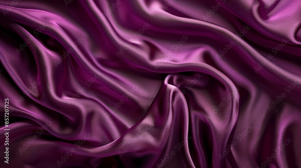 Fototapeta premium Abstract background luxurious fabric wavy folds of grunge silk with satin velvet texture.