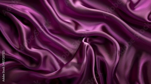 Abstract background luxurious fabric wavy folds of grunge silk with satin velvet texture.
