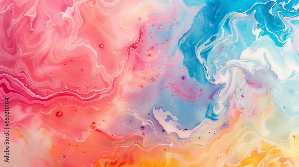 Multicolored marble ink. Abstract background with a marble pattern.
Multicolored marble ink. Abstract background with a marble pattern.