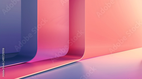 abstract colorful background, geometry gradient, ai_generated