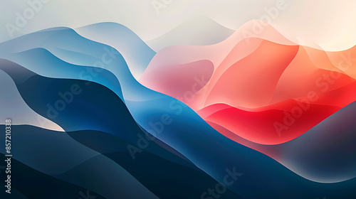 abstract colorful background, geometry gradient, ai_generated