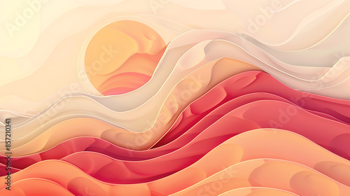 abstract colorful background, geometry gradient, ai_generated