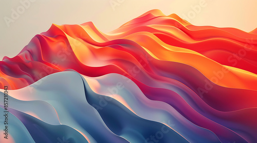 abstract colorful background, geometry gradient, ai_generated