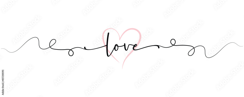 LOVE word hand drawn lettering. Modern script love text. Valentine Day Design for shirt, poster, banner. wavy line pattern with curvy abstract squiggles in a psychedelic wiggle design. LOVE word hand drawn lettering. Modern script love text. Valentine Day Design for shirt, poster, banner. wavy line pattern with curvy abstract squiggles in a psychedelic wiggle design.