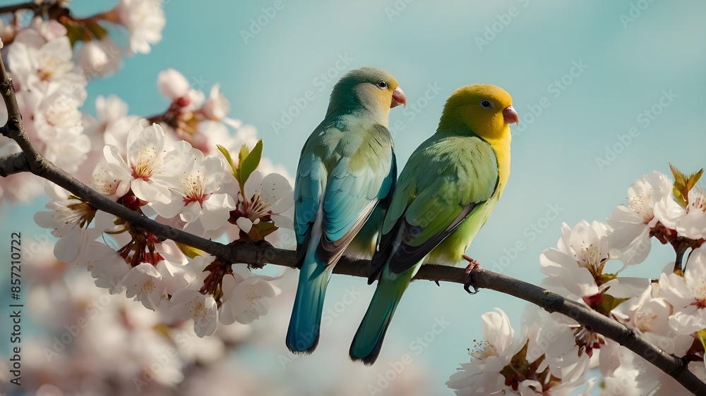Elegant lovebirds with soft pastel plumage in a serene setting,two lovebirds showcasing their soft pastel plumage in harmony, pastel-plumed lovebirds in an elegant and tranquil display, serene eleganT Elegant lovebirds with soft pastel plumage in a serene setting,two lovebirds showcasing their soft pastel plumage in harmony, pastel-plumed lovebirds in an elegant and tranquil display, serene eleganT