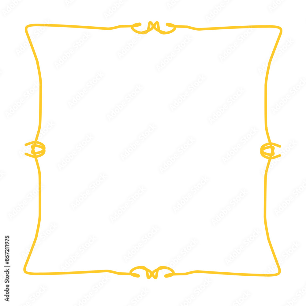 Curly Gold Frame Curly Gold Frame