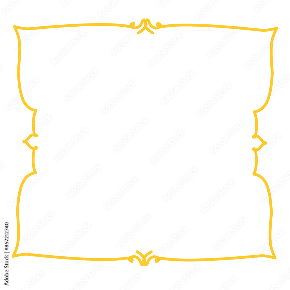 Curly Gold Frame Curly Gold Frame