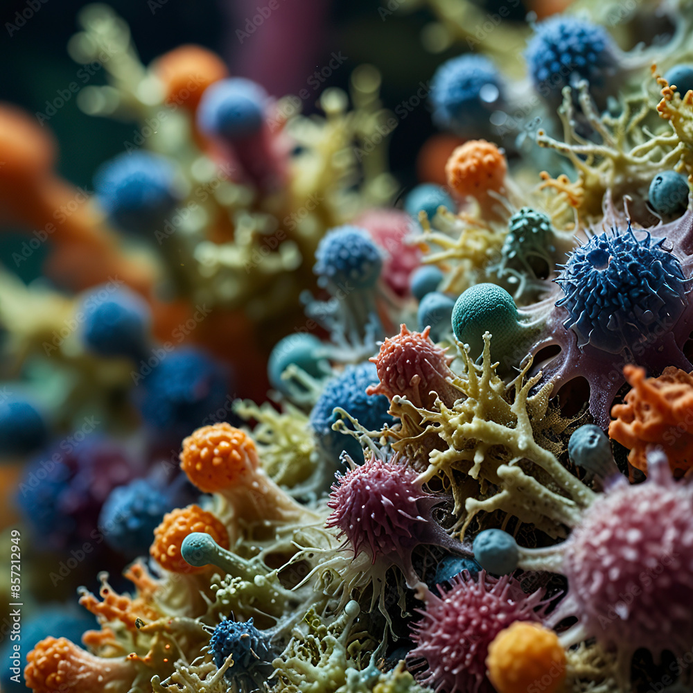 Obraz premium red and blue