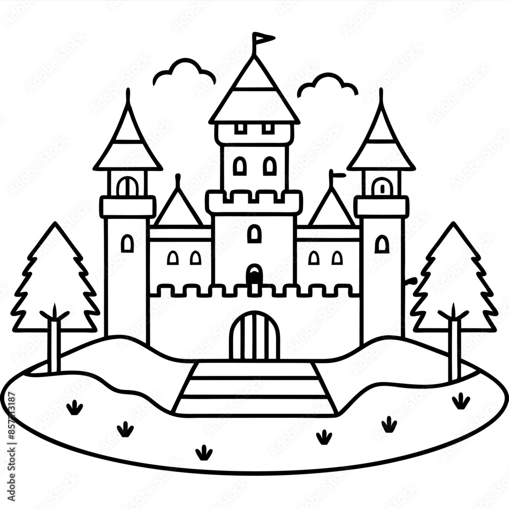 Obraz premium Mindfulness Coloring Book for Kids