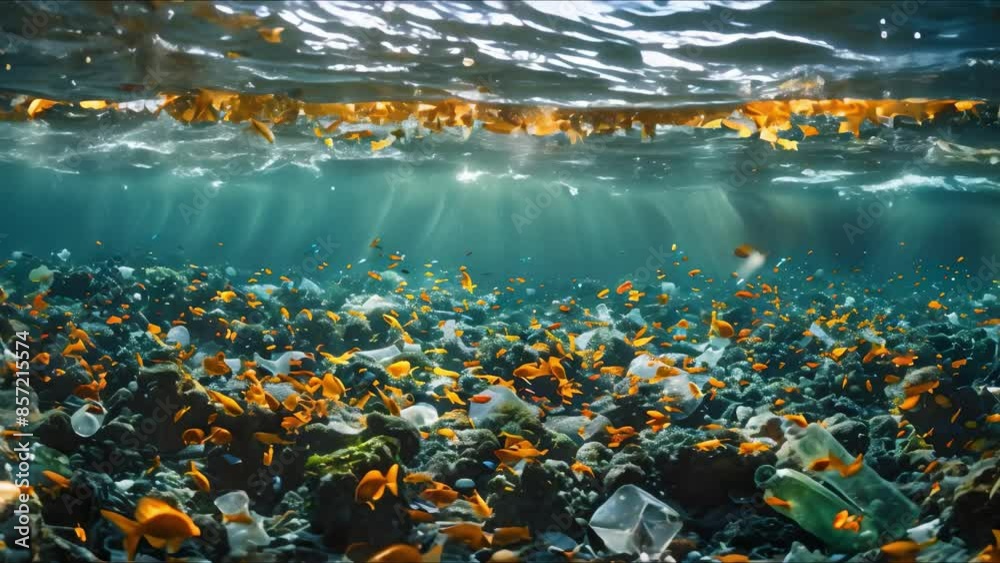 Impact of marine microplastic pollution on food chain in large bodies ...