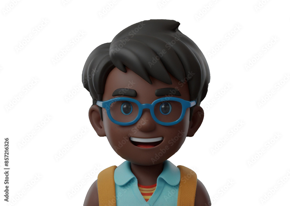 3d image of a boy for design, transparent background 3d image of a boy for design, transparent background