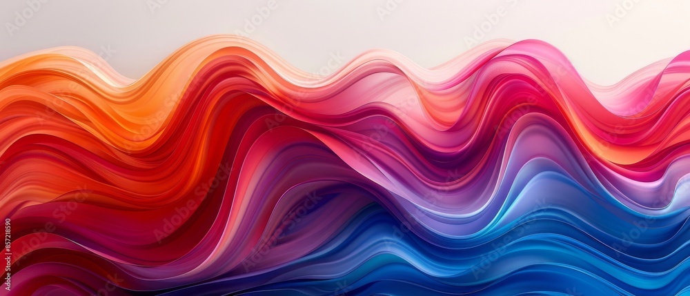 Abstract colorful wave background. Abstract colorful wave background.
