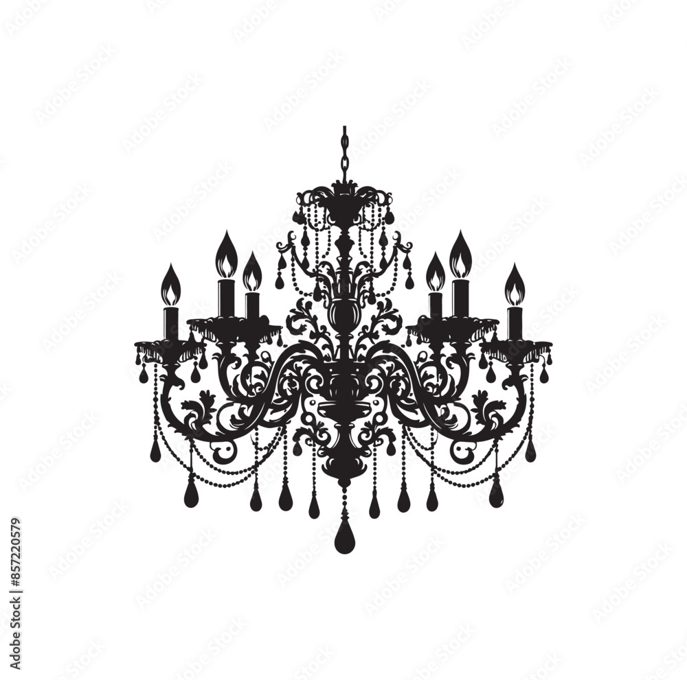 chandelier vector illustration icon silhouette style chandelier vector illustration icon silhouette style