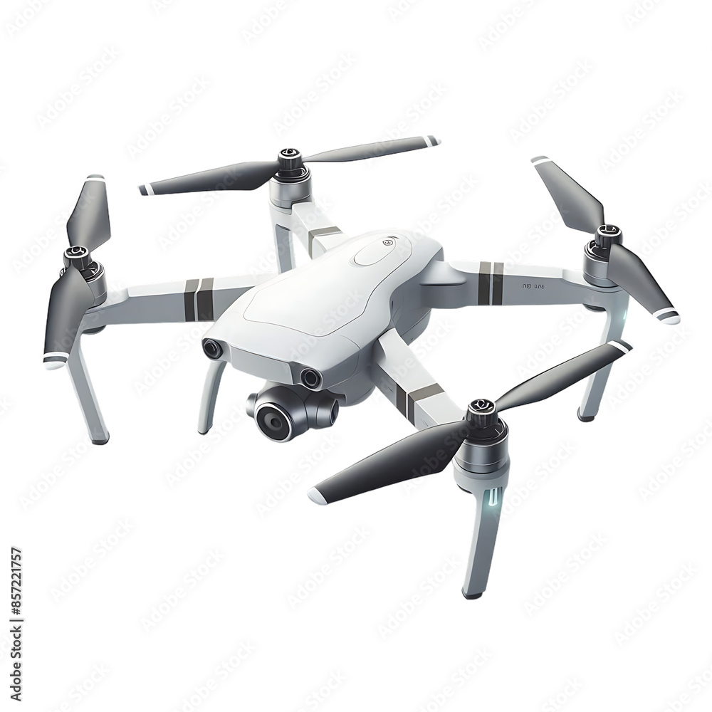 Modern drone camera isolated on transparent background Modern drone camera isolated on transparent background
