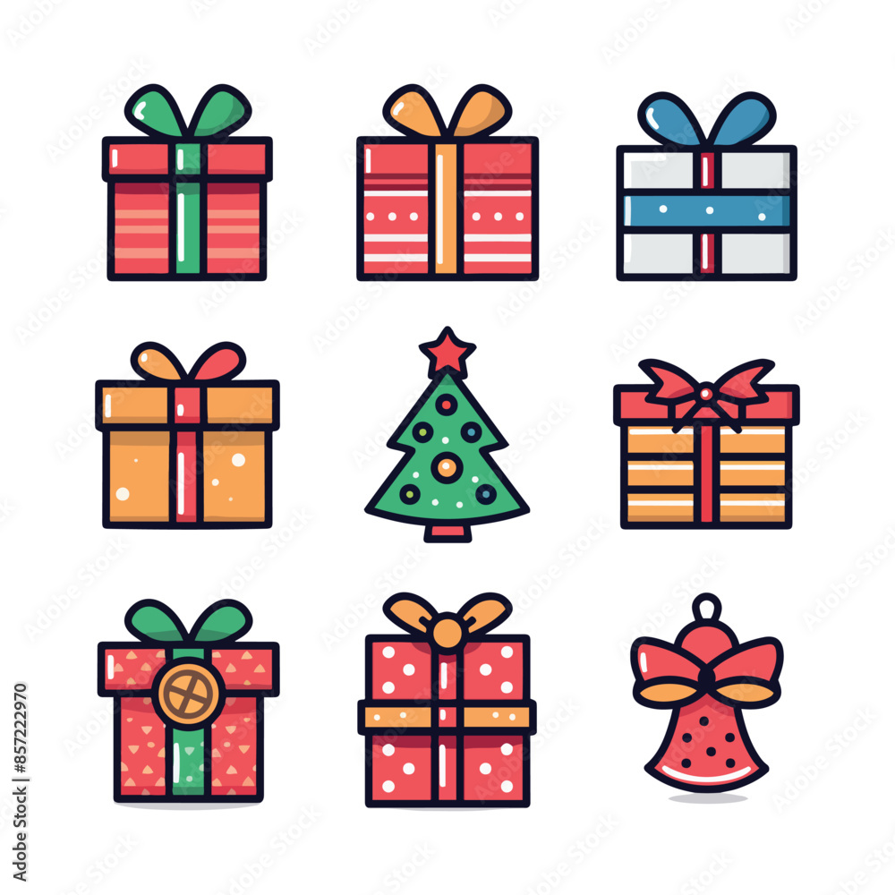 set of gift boxes