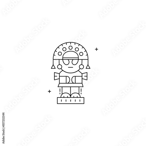 Tumi Inca Vector Icon Design