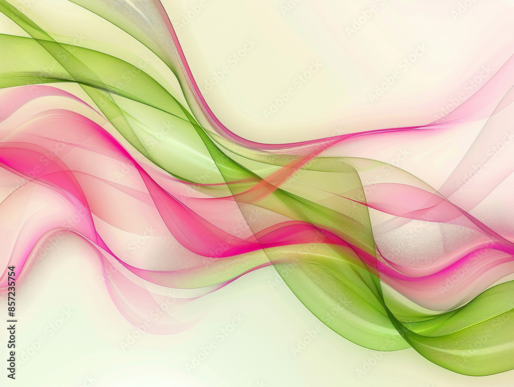 Abstract Pink and Green Background, Generative AI Illustration Abstract Pink and Green Background, Generative AI Illustration