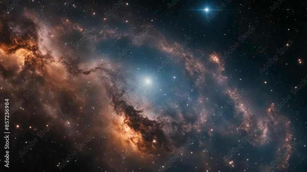 A mesmerizing animation of swirling galaxies and cosmic dust, 4K HDR Quality background with stars A mesmerizing animation of swirling galaxies and cosmic dust, 4K HDR Quality background with stars