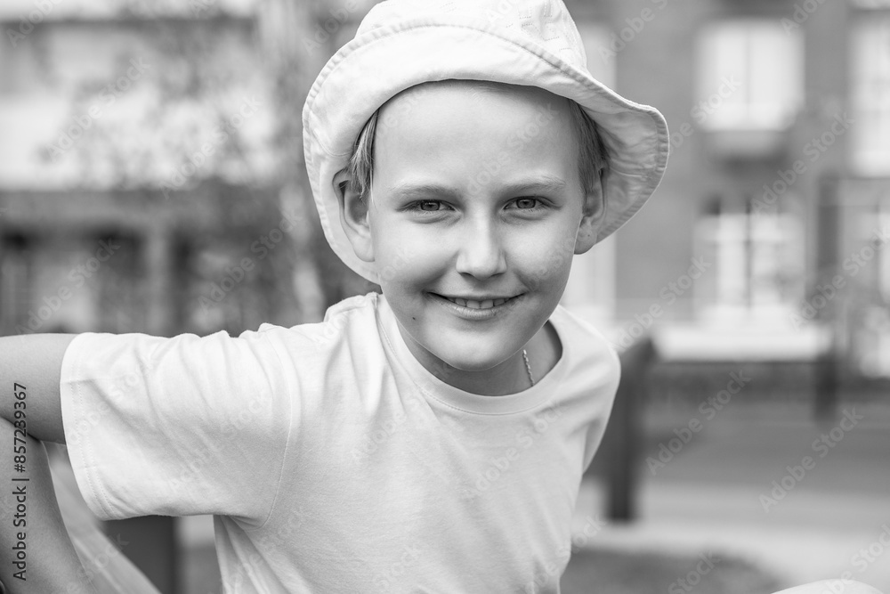 Happy portrait of a little boy Happy portrait of a little boy