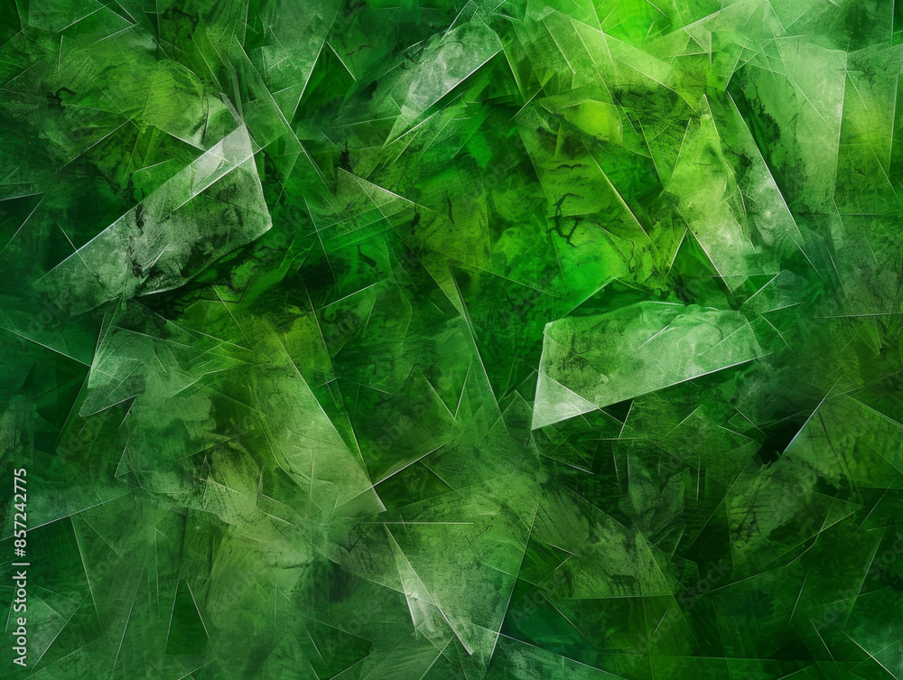 Obraz premium Abstract Green Background, Generative AI Illustration