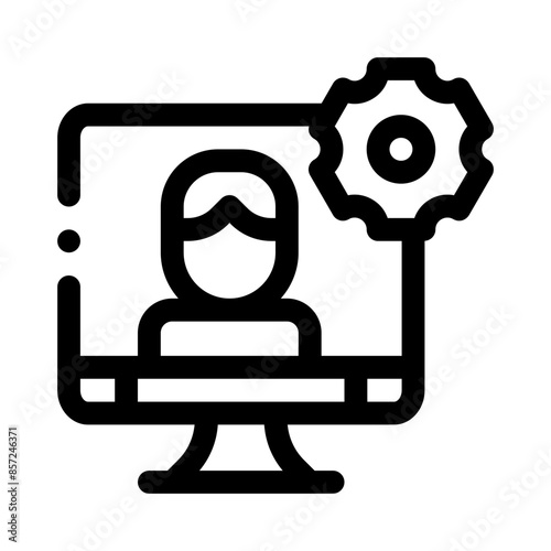 admin line icon