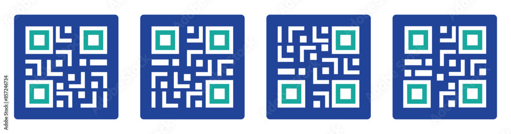 Scan QR code icon. Digital scanning QR code. QR code scan for smartphone. QR code for payment. Scan QR code symbol - stock vector. Scan QR code icon. Digital scanning QR code. QR code scan for smartphone. QR code for payment. Scan QR code symbol - stock vector.