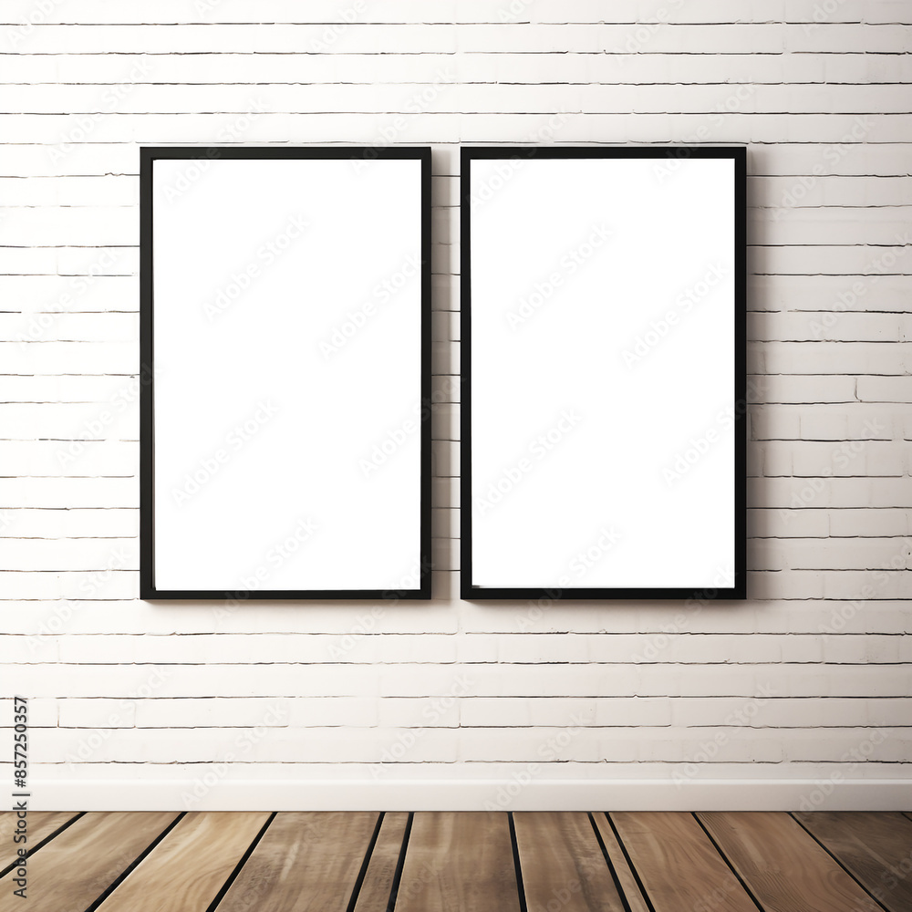 empty frame on wall