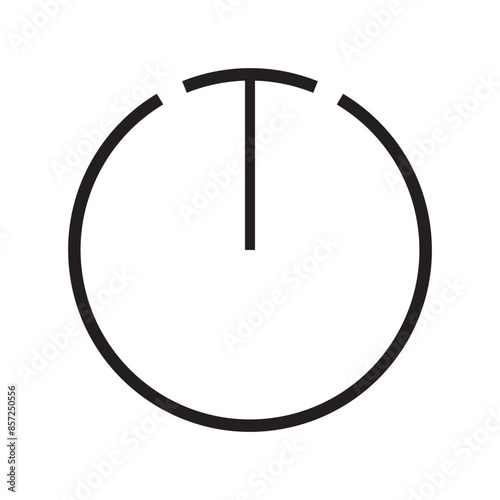 Architectural north arrow and compass outline vector