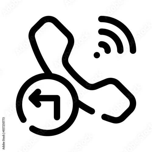 missed call line icon