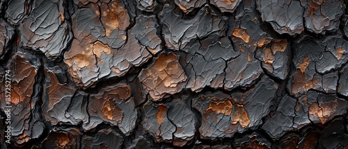 Close-up of tree bark texture photo
