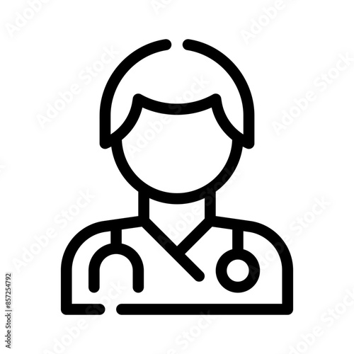doctor line icon