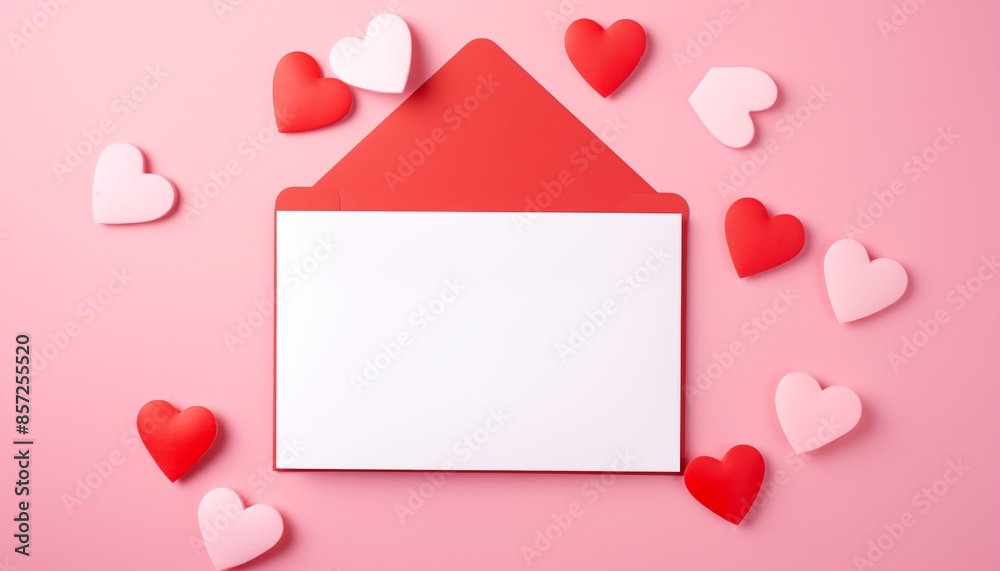 valentine card with hearts valentine card with hearts