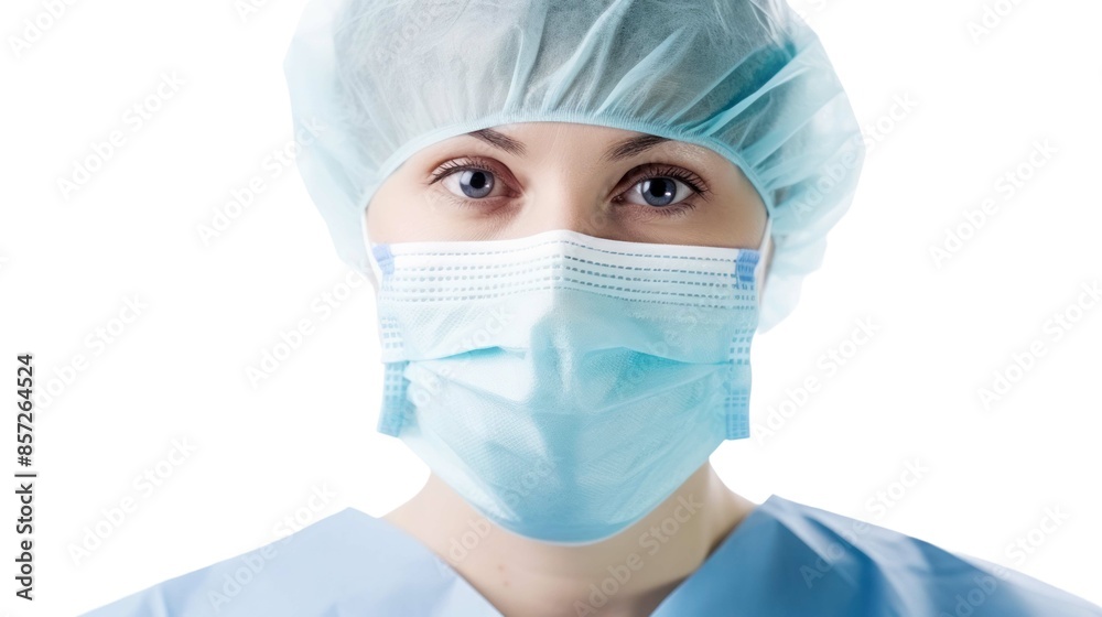 medical worker portrait close-up focus on eyes, surgeon doctor nurse medical staff medical worker portrait close-up focus on eyes, surgeon doctor nurse medical staff