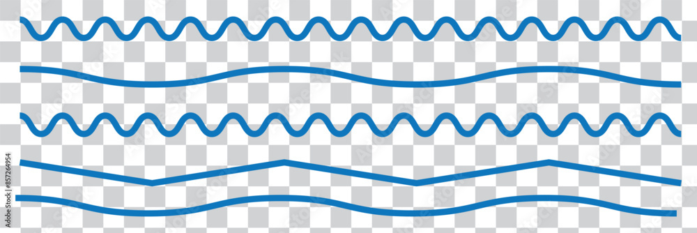 Wavy lines. Set of wavy horizontal lines. Wavy zigzag lines. Zig-zag vector elements Wavy lines. Set of wavy horizontal lines. Wavy zigzag lines. Zig-zag vector elements