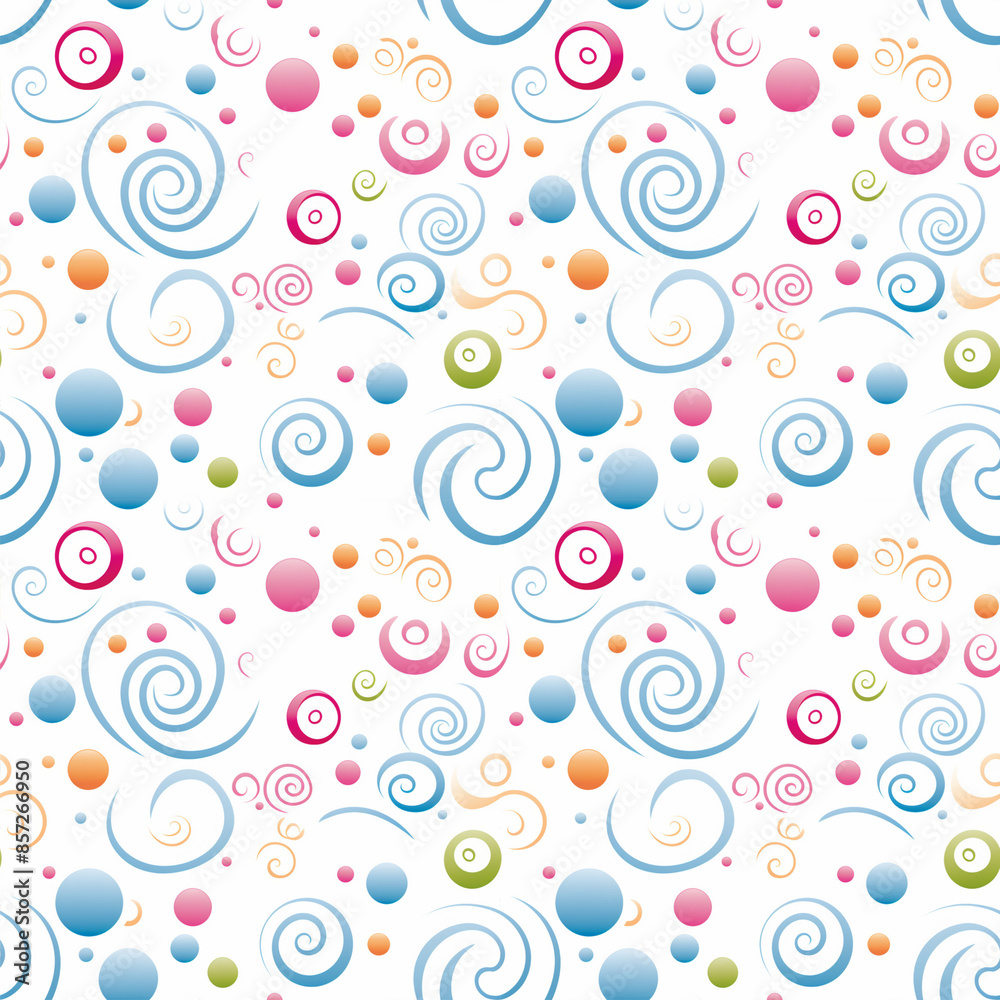 seamless pattern with circles seamless pattern with circles
