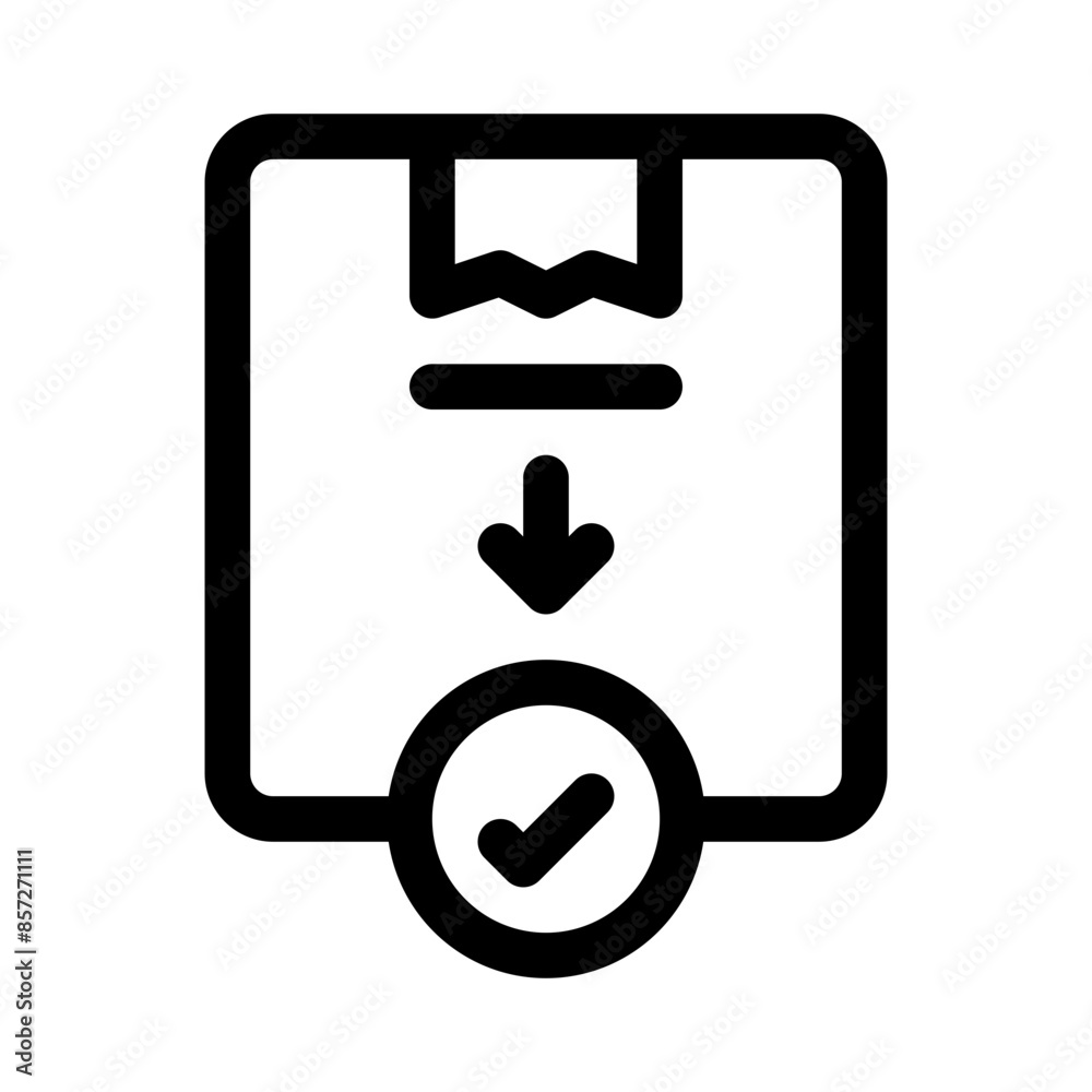 storage box line icon storage box line icon