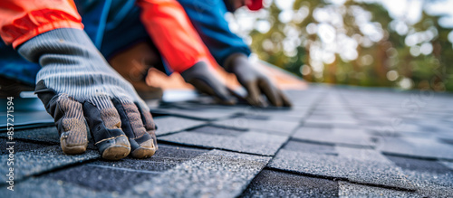 Roof Repair maintenence Replacement on a house to enhance durability and aesthetics