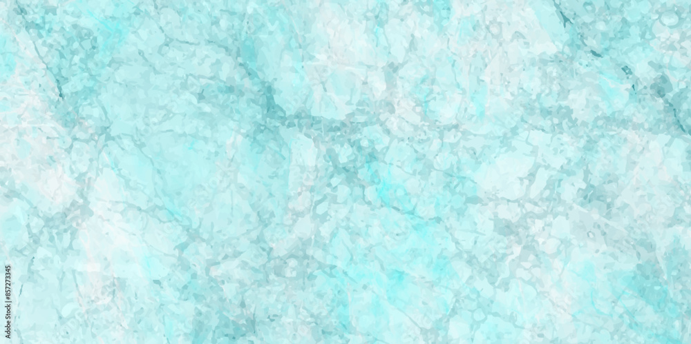 Fototapeta premium Abstract blue green and white background painting vector design. Hand-painted watercolor sky and clouds, abstract watercolor background. Seamless blue and white marble stone concrete grunge art.