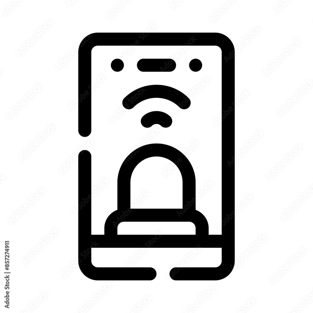 alert line icon