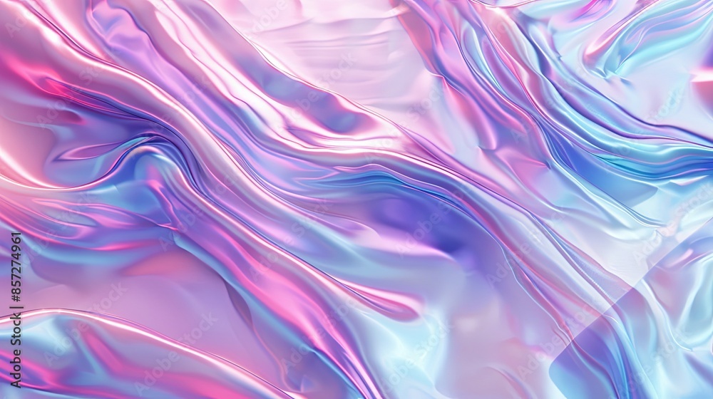 Shiny Purple and Blue Plastic Waves Background Shiny Purple and Blue Plastic Waves Background