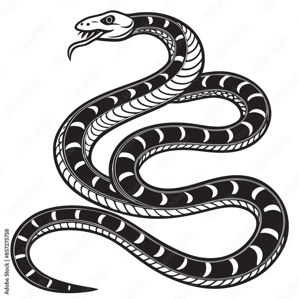black and white rattlesnake black and white rattlesnake