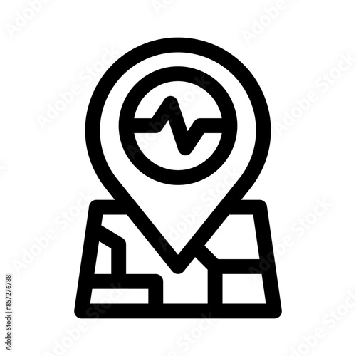 location line icon